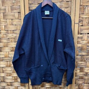 Maglia Uomo vintage  Men's Classic Blue Cardigan